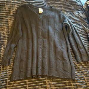 Bobbie Brooks Charcoal Knit Top